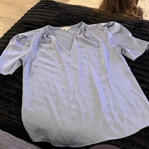 Elegant Women's Blue Blouse